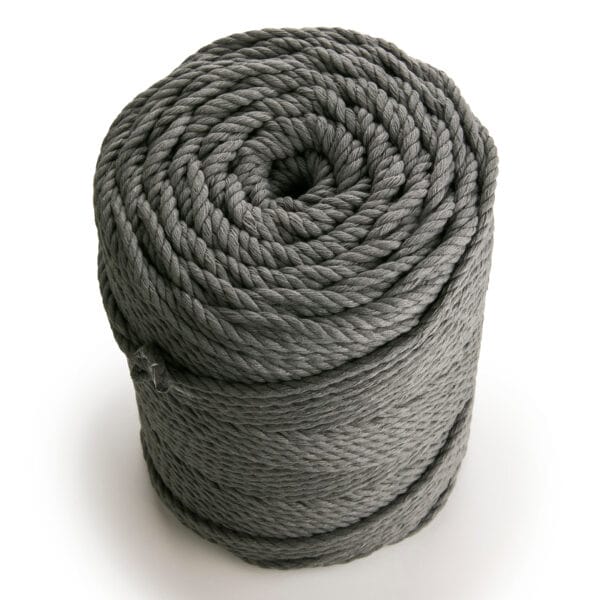 MB Cordas Premium quality macrame Cotton cord 3-ply twisted rope for your crafts and other DIY projects 4mm macrame cotton cord 3-strand twisted crafts rope 1 kg weight yarn about 140 - 145 m length in a roll (+- 5%) 3 PLY string color - DUSTY PINK There might be connections in a roll! Do you have any doubts about our page? No problem. You can buy our product on the Etsy platform: Shop on Etsy! This cotton cord is very soft and made from premium quality cotton yarn strings.