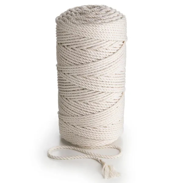 MB Cordas Macrame Cotton Cord 2mm 3mm 4mm 5mm 6mm String DIY Rope Yarn